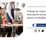 Trabajo de camarero: descripción del puesto, salario y habilidades