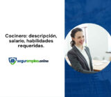 Cocinero: descripción, salario, habilidades requeridas.