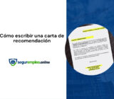 Cómo escribir una carta de recomendación